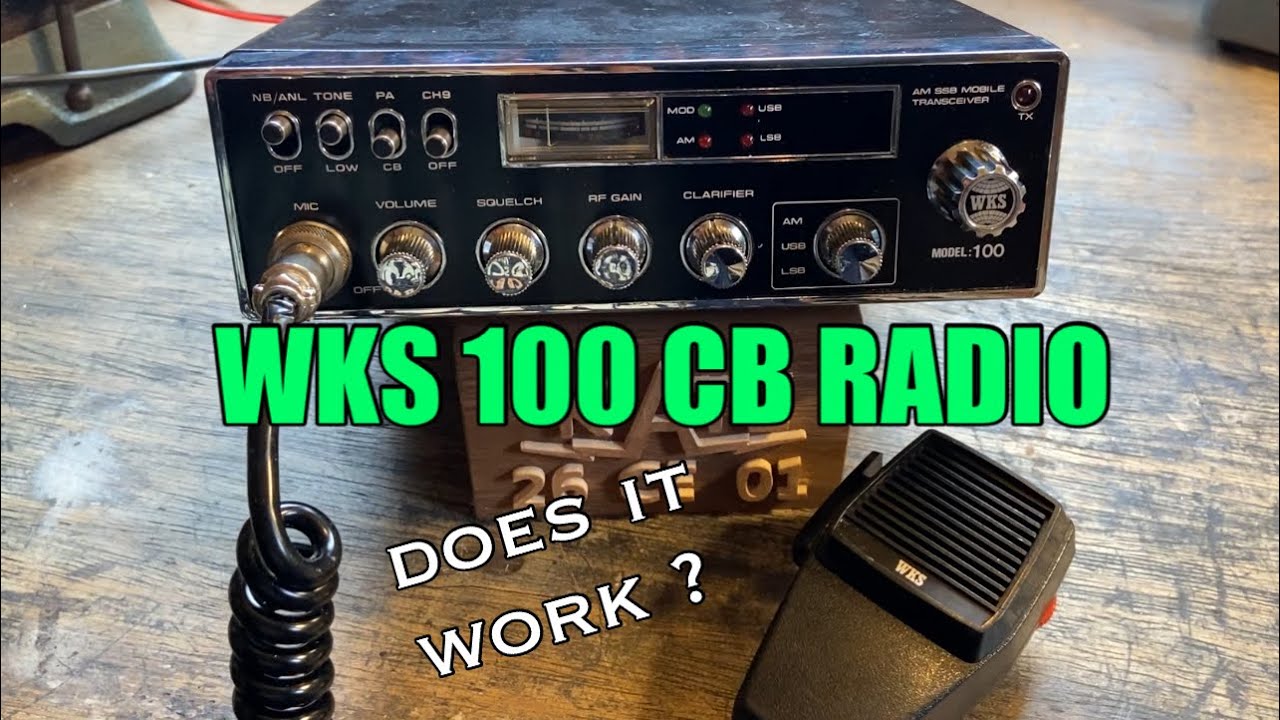 Пробую радиостанцию ​​CB WKS 100, работает?