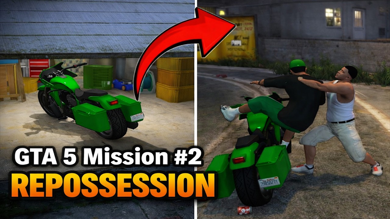 🔥 GTA 5 Mission #2: Repossession | Franklin & Lamar Gameplay Walkthrough #gaming #gta5 #gta