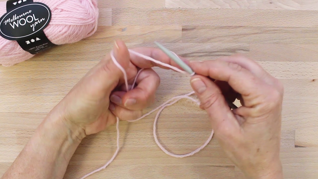 How to cast on knitting Stitches