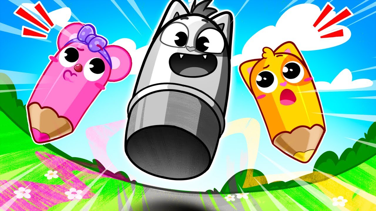 Drawing Pencil Song | Learn Colors | Funny Song For Kids & Nursery Rhymes | Toonzey Songs