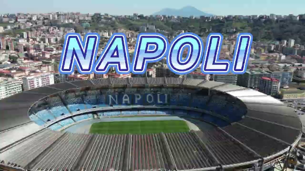 1° agosto pioveva, di domenica era": Video di drone stadio diego Armando Maradona 4k