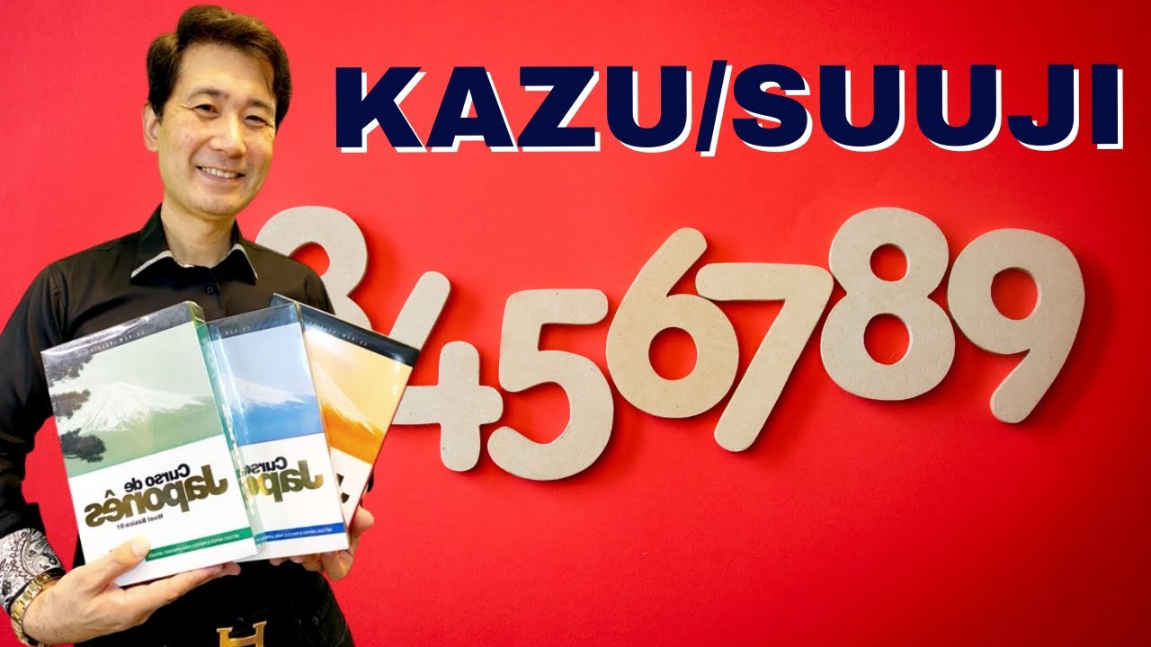 🔴Como Contar 1, 2, 3, 4 ...em Japonês (Kazu -Suuji)  Curso Aprenda Japonês de Vez - Koji Muto