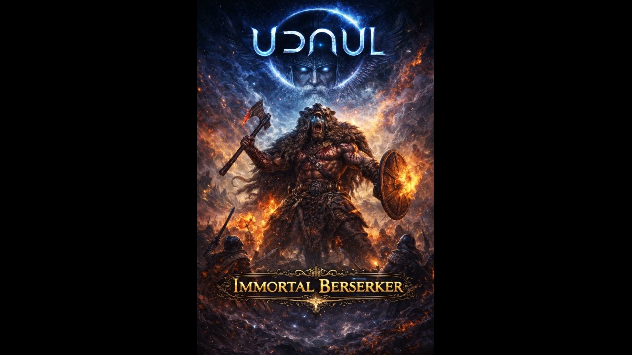 UDMUL - Immortal Berserker (Official Lyric Video) | Viking Power Metal