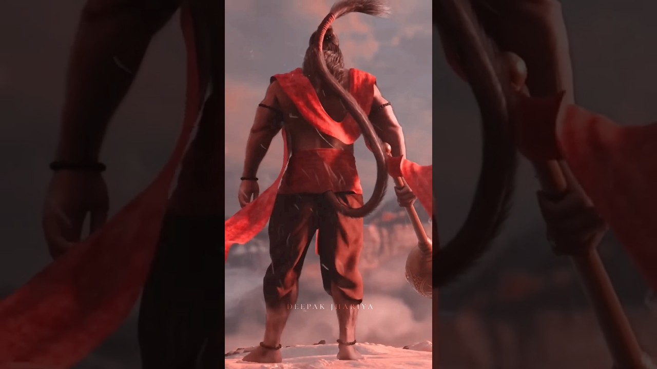 Raghunandan song 📿 Hanuman movie song 🚩 Hanuman Ji status🙏🏻 #shorts #hanuman #viralshots #status