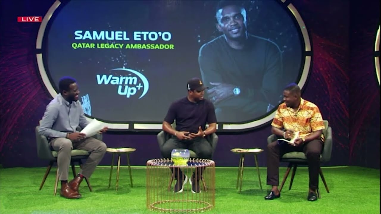 Samuel Eto'o on Asamoah Gyan's desire to play at the Qatar 2022 World