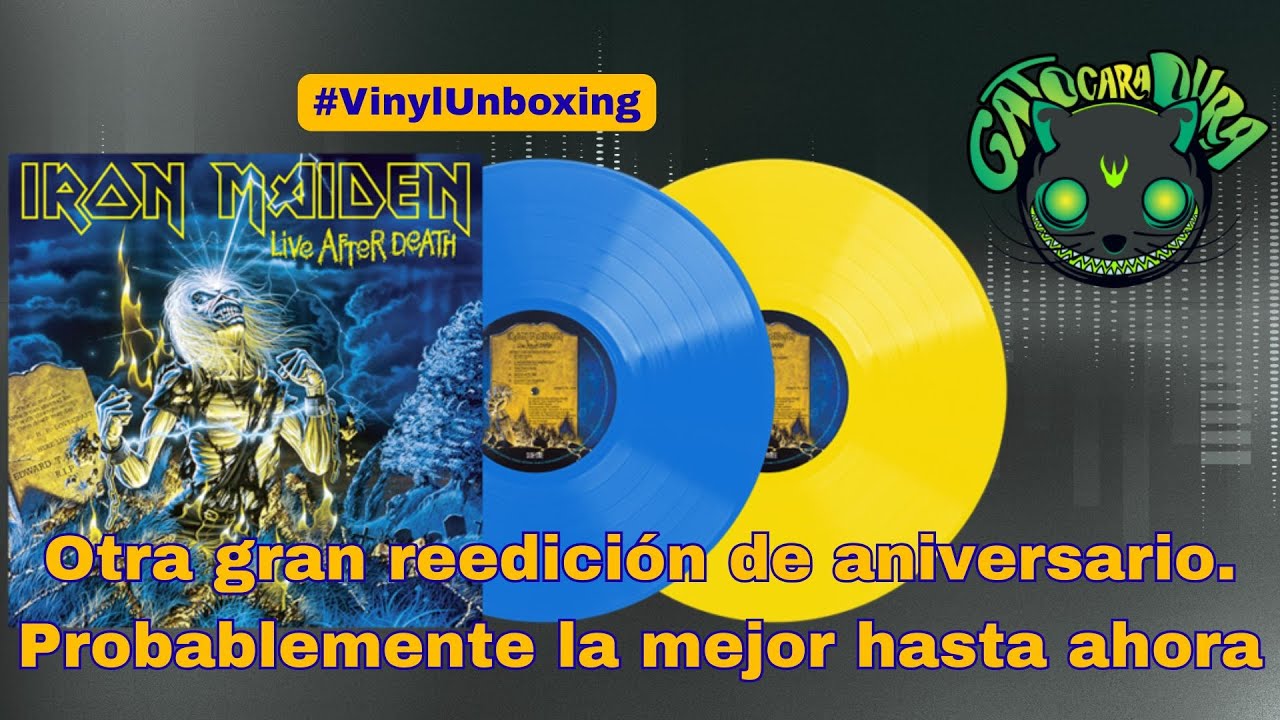 Vinyl unboxing de la nueva reedición de 40 Aniversario del Live After Death de Iron Maiden