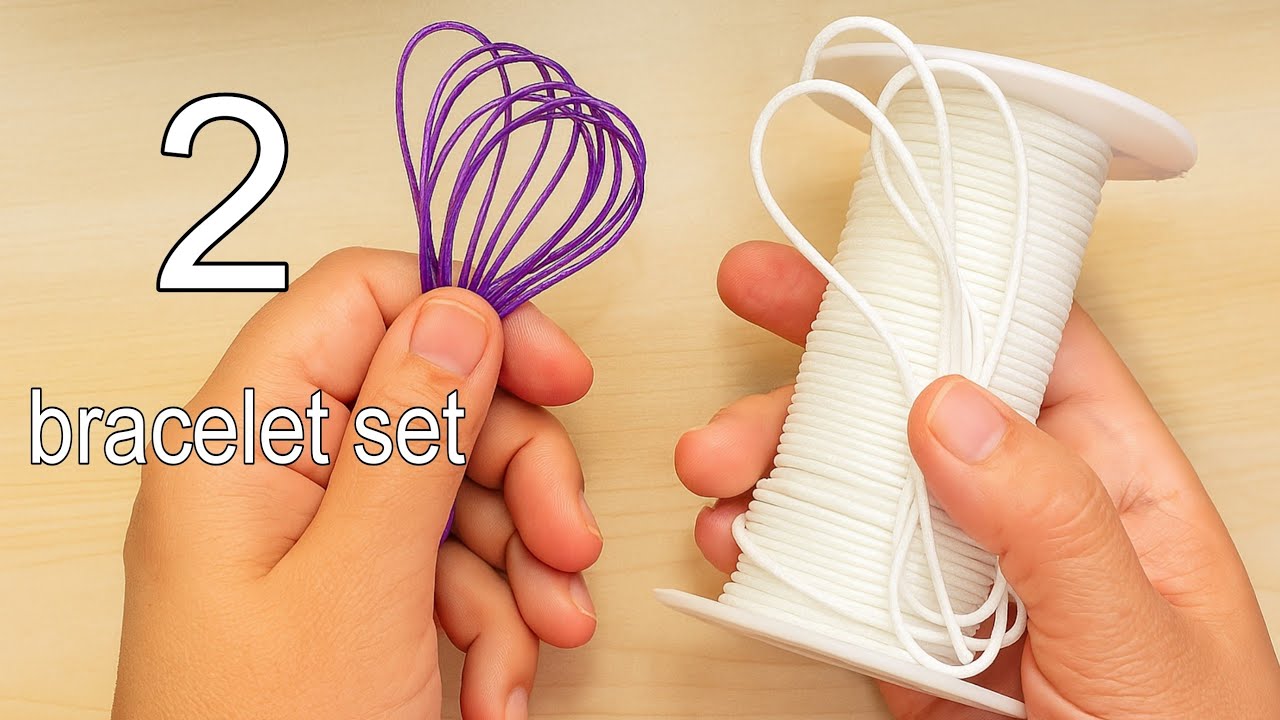 Вам понравится вязать, это так просто🤭2 привлекательных и стильных браслета|руководство по плетен...