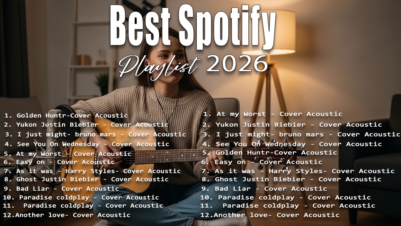 Best Spotify Playlist 2026 🔥🎧| New English Acoustic Love Song | Heather, At my Worst, Dandelions