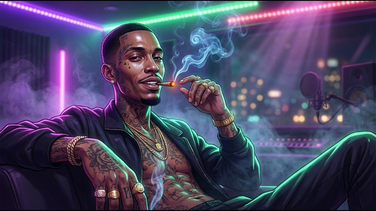 Late Night Rooftop Smoke Session | Chill Rap & 420 Music