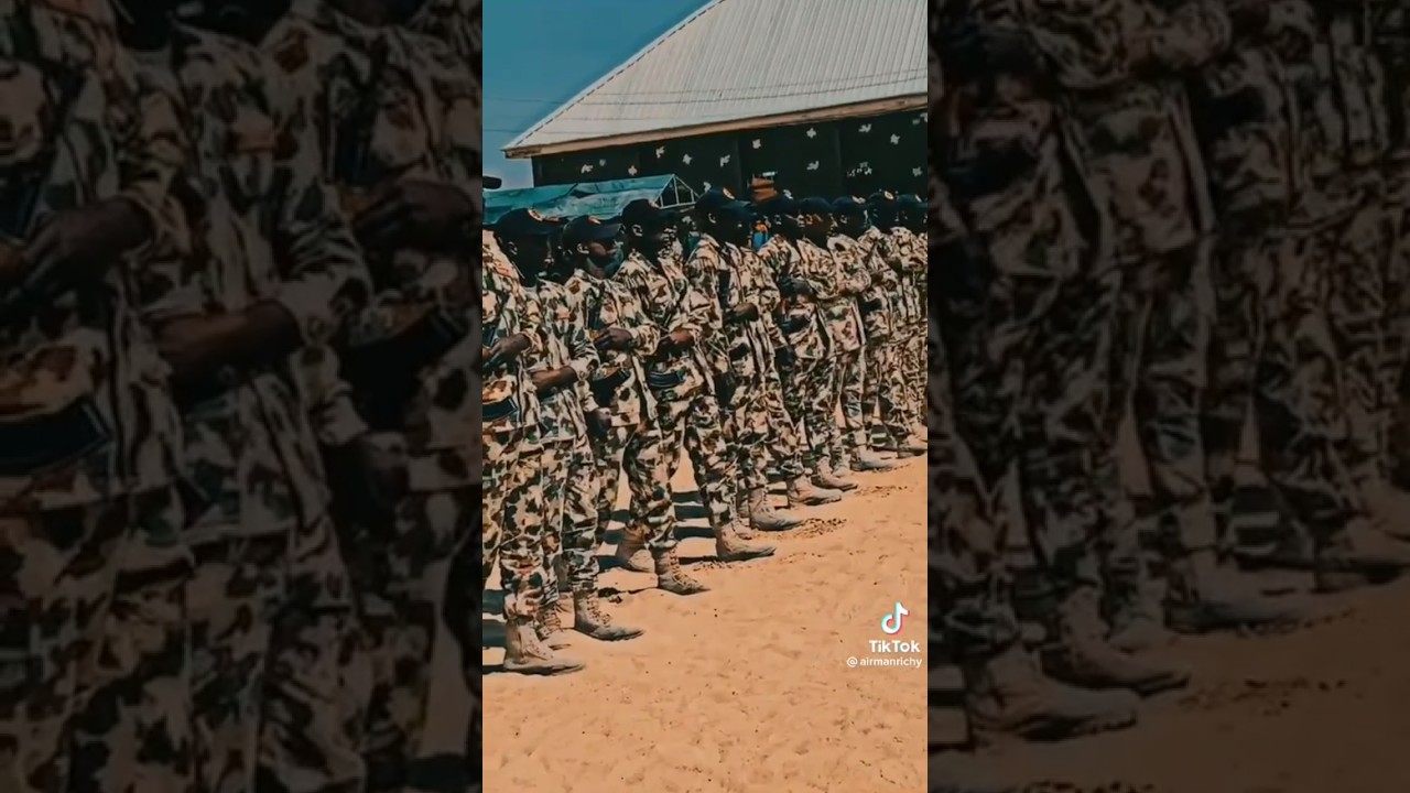 The beautiful African Military 