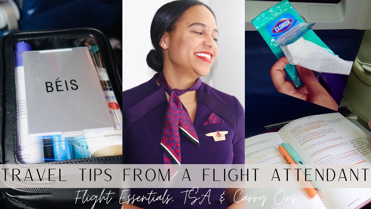 Советы по путешествию в аэропорт и информация о полете от бортпроводника