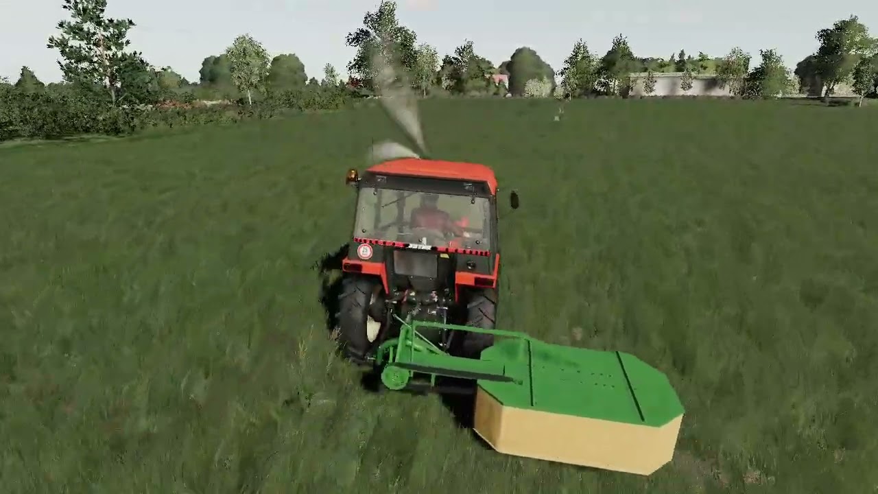 Koszenie trawy po polsku 🇵🇱🌱 | Klimatyczne Farming Simulator 19