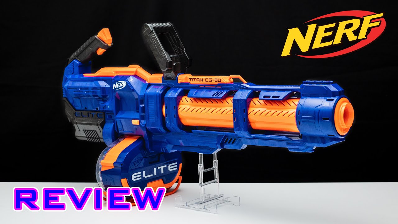 [REVIEW] Nerf Elite Titan CS-50 | NERF MINIGUN!!