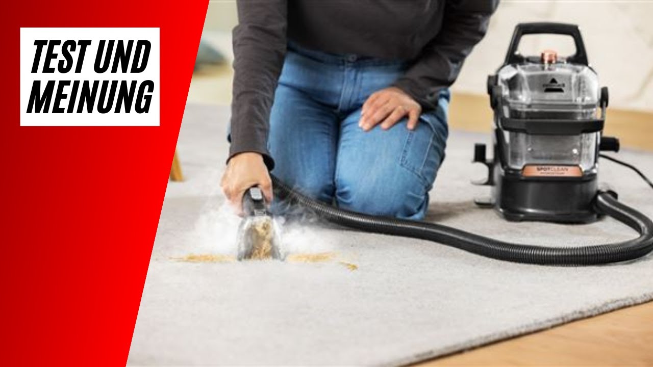BISSELL SpotClean HydroSteam – Tragbarer Flecken- & Dampfreiniger: Test & Review 🧽