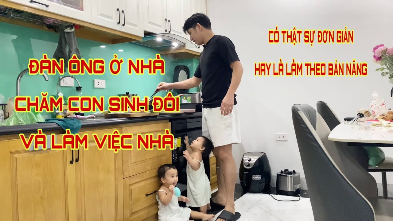 Một m&igrave;nh chăm con sinh đ&ocirc;i, c&oacute; đơn giản kh&ocirc;ng, hay l&agrave; theo bản năng..?
