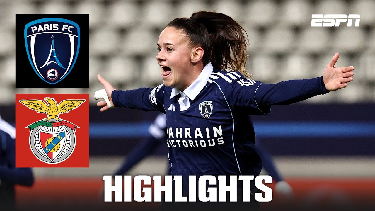 Paris FC earn first UWCL win of the season vs. Benfica | UEFA Women&rsquo;s Champions League Highlights