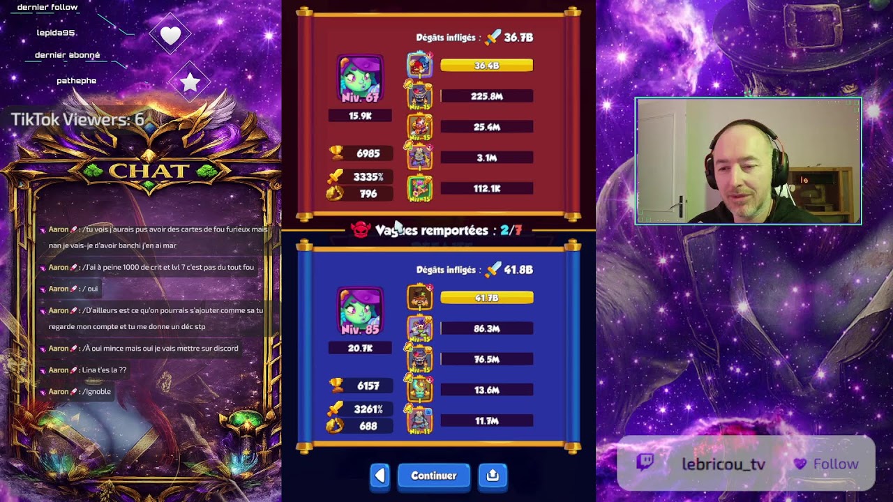 rush royale - le cogneur ça cogne ? !discord / code createur lebricou