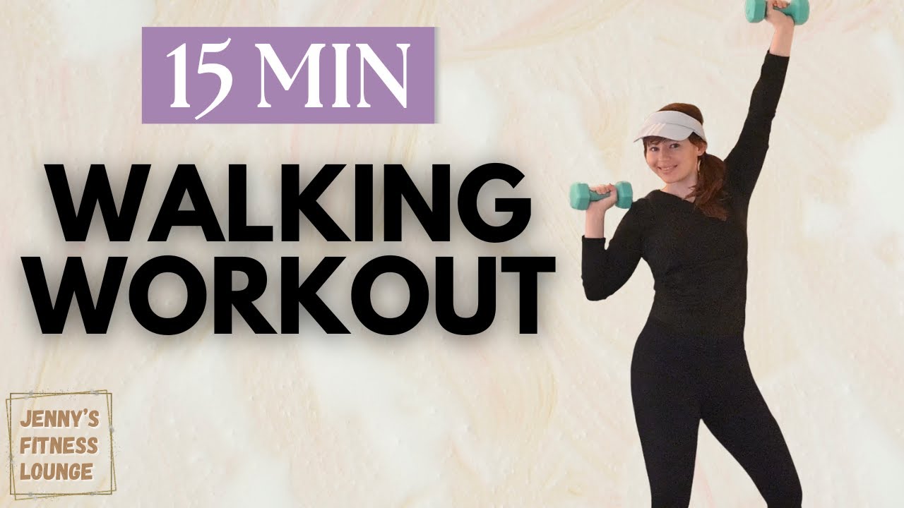 15 MIN WALKING WORKOUT - Arms & Abs | walk at home