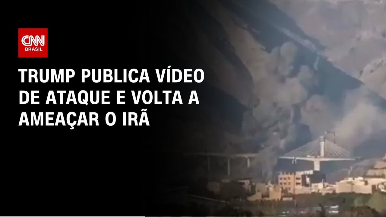Maior ponte do Ir&atilde; desabou ap&oacute;s ataque dos EUA, diz Donald Trump | HORA H