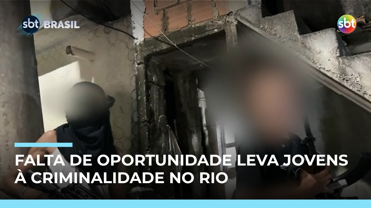 Viol&ecirc;ncia e falta de oportunidade levam jovens &agrave; criminalidade no Rio | #SBTBrasil