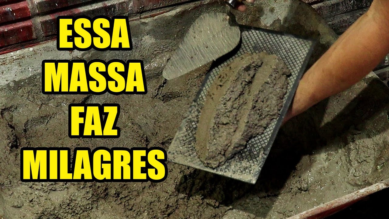 Faça MILAGRES Usando Essa MASSA - Efeito Pedra Ferro