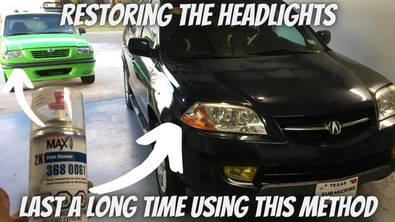 Headlight Restoration At Home With Long Lasting Results!