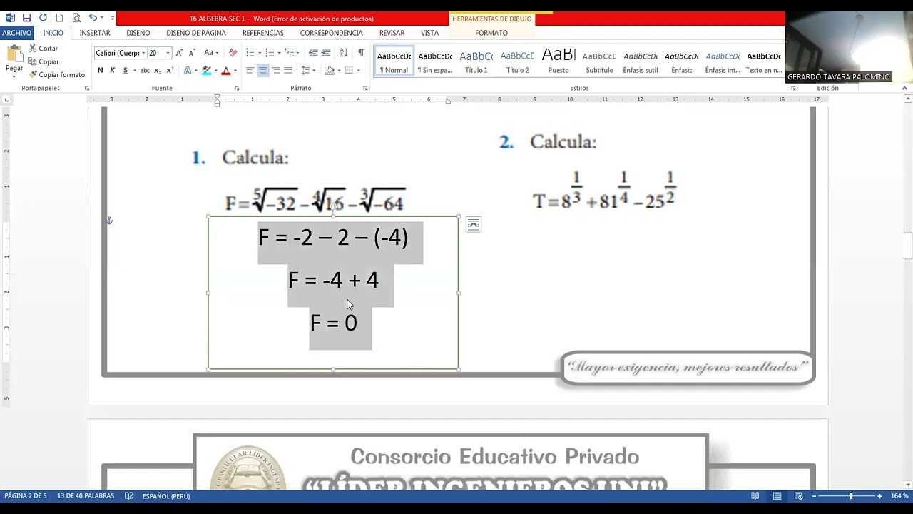 ALGEBRA SEC 2 (1) 10.02.26 VACACIONAL