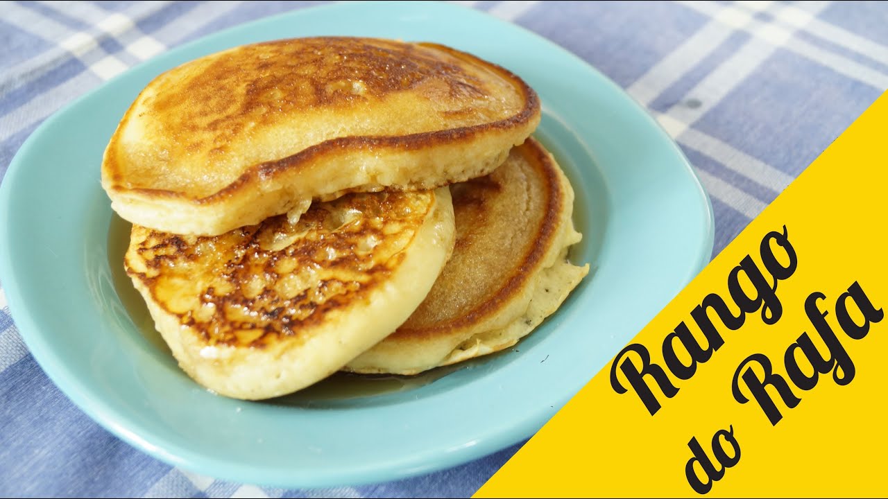 Panqueca americana (pancakes) - Rango do Rafa