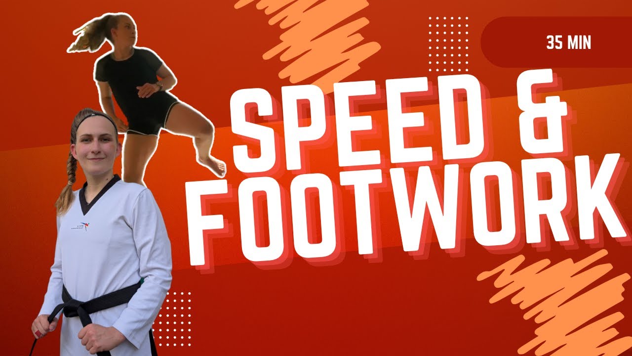 35 Min | Taekwondo Speed, Footwork & Agility Training | Follow Along (Music Only)