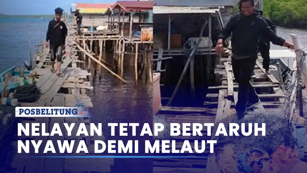 Dermaga Suak Kemang Rusak dan Berlubang, Nelayan Tetap Bertaruh Nyawa Demi Melaut