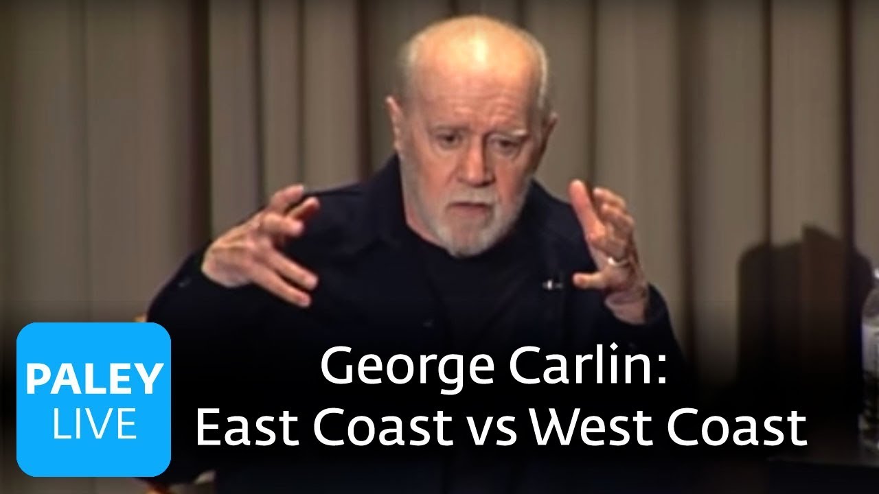 George Carlin - East Coast vs West Coast (Paley Center, 2008)