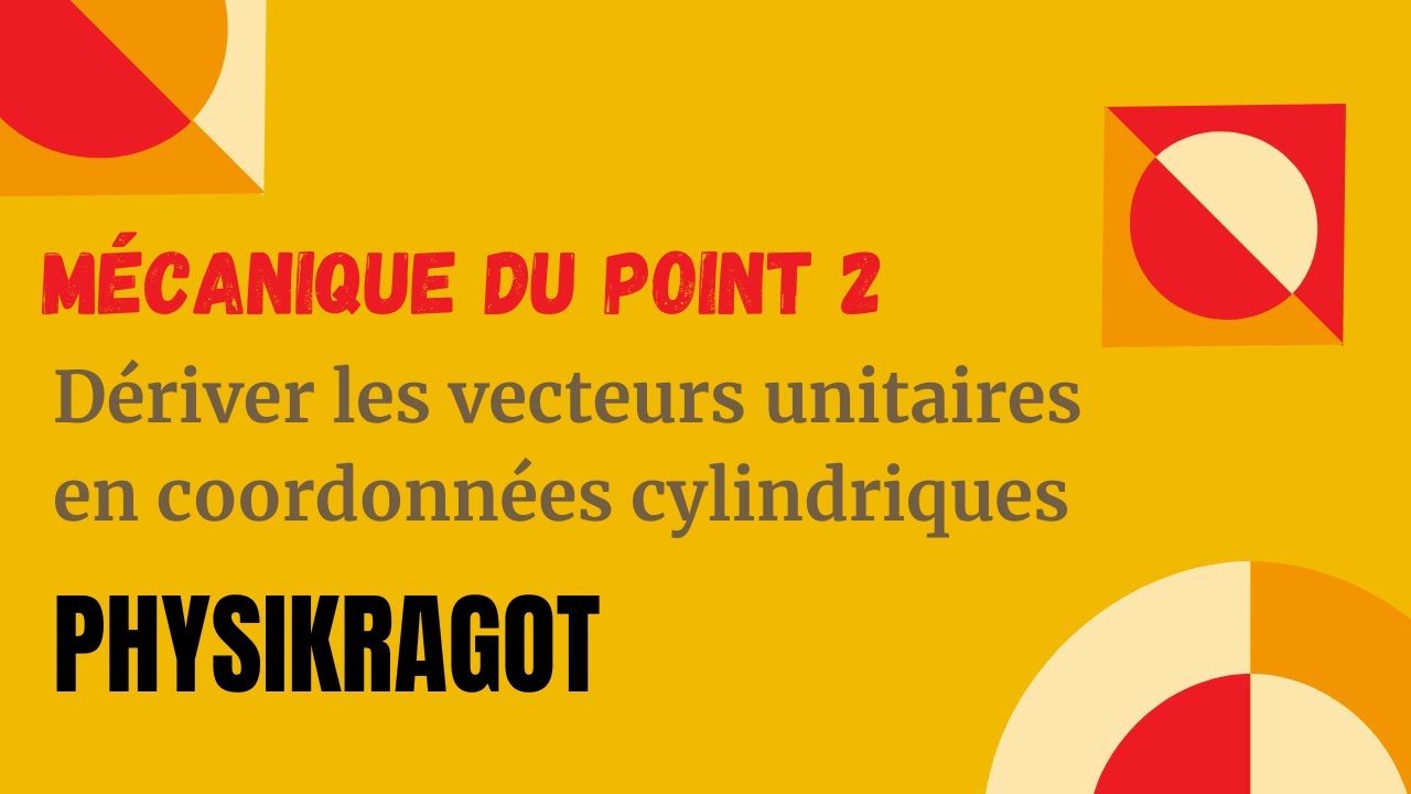 Comment dériver un vecteur par rapport au temps ?