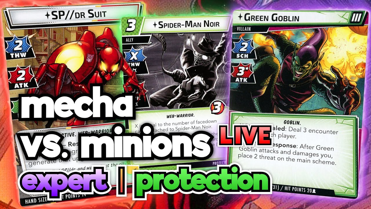 Mecha vs. Minions - SP//dr Protection vs. Green Goblin - Marvel Champions