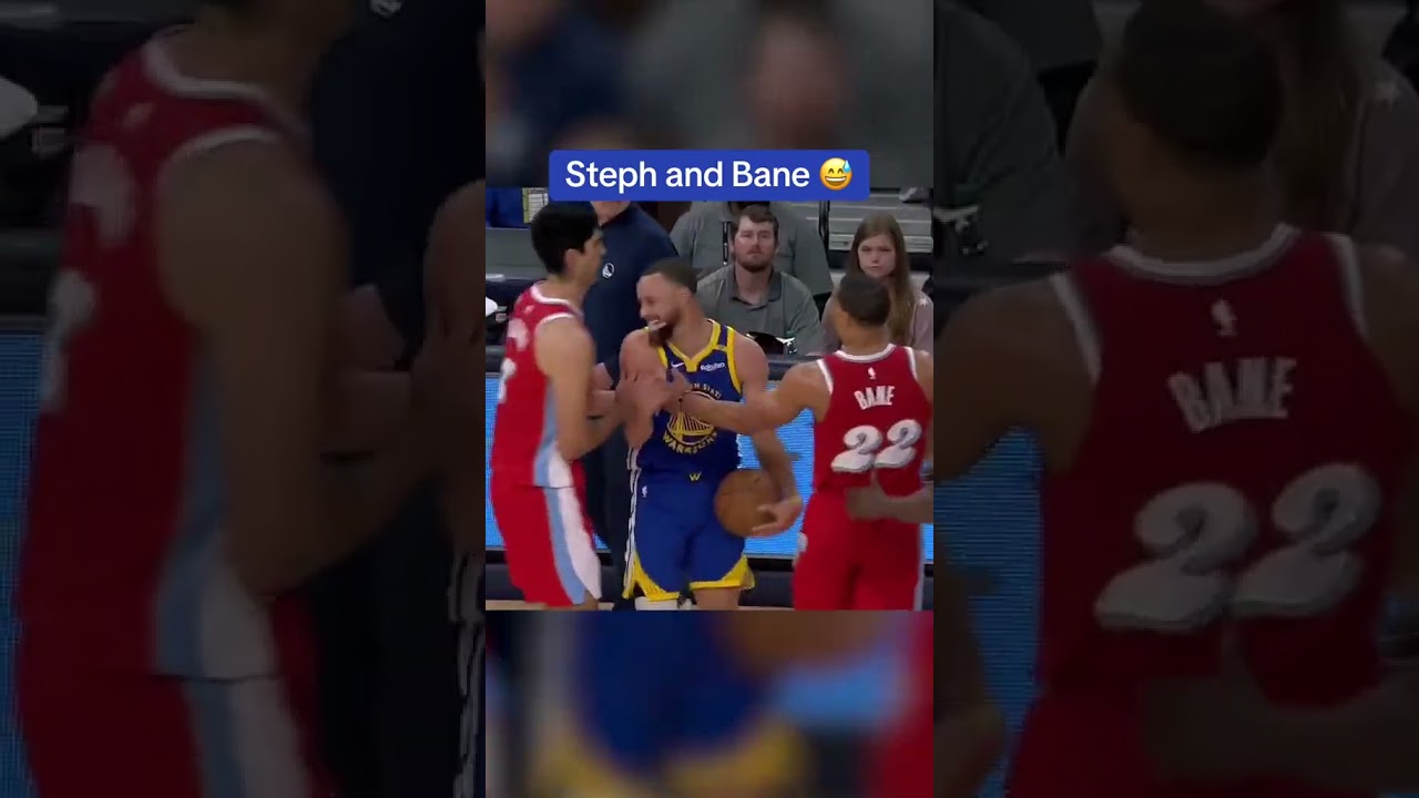 Bane blocked Curry's shot after the whistle 👀