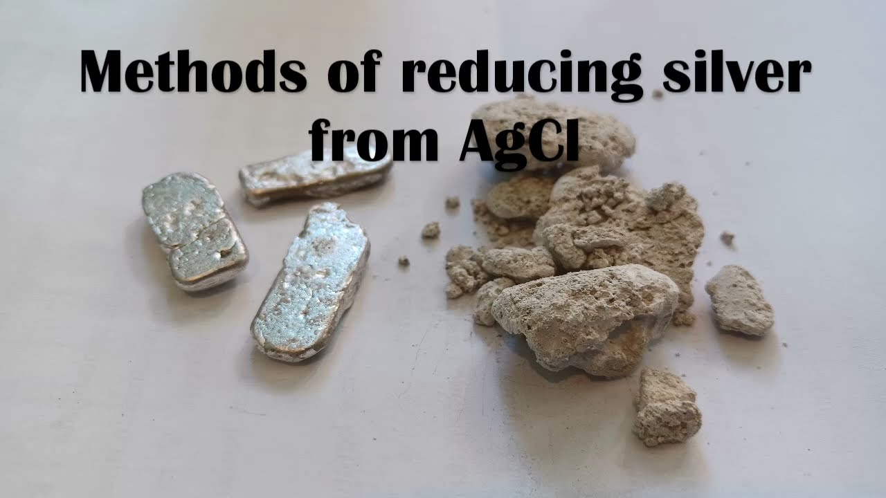 Methods for reducing silver from silver chloride