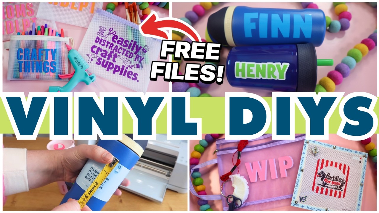 ⭐️ *EASY* Vinyl Projects GUARANTEED To Build Your Confidence (Beginner-Friendly Cricut DIYs!)