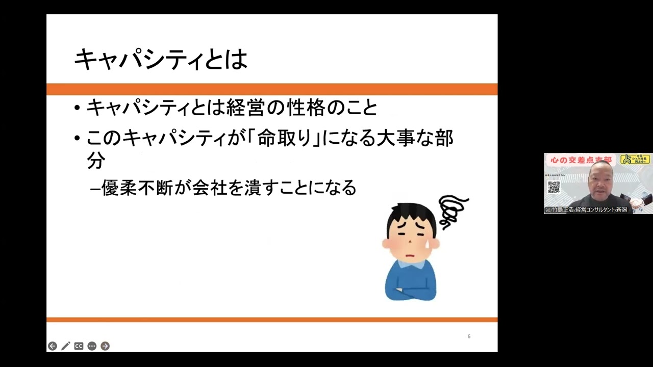 事業成功のための４Cとは？（竹島正浩）