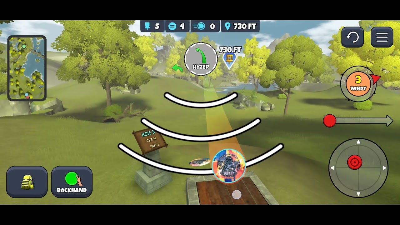 Daily Challenge 23January, Disc Golf Valley