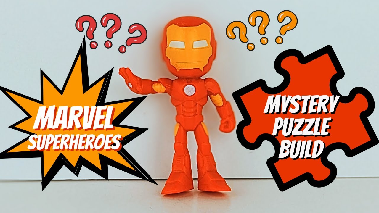 Marvel Superheroes - Mystery Puzzle Build! - For Kids