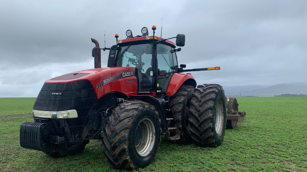 Case IH 340 magnum Rolling Timelapse
