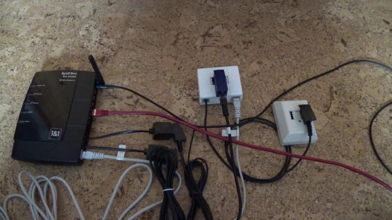 Der analoge DSL Anschluss - Verkabelung