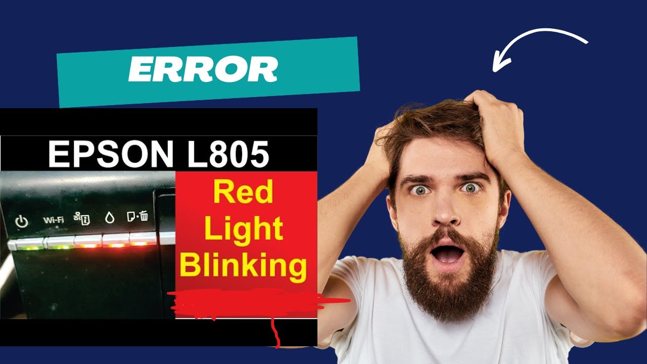Epson L805 Error All Lights Blinking Quick Solution | In Hindi  ||Epson L805 All Lights Blinking