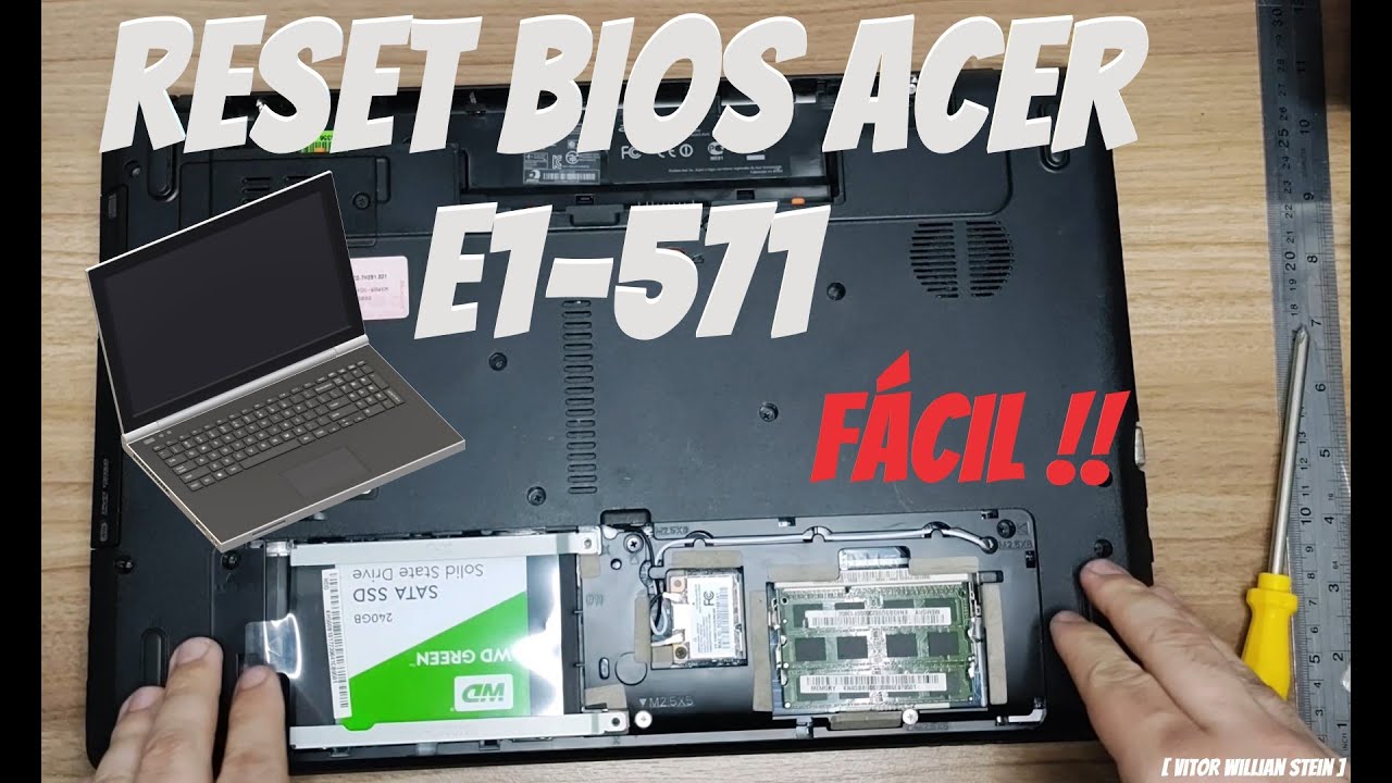 Reset BIOS Acer E1-571