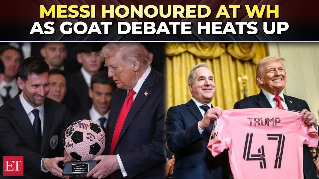 Trump welcomes Messi to White House, sparks GOAT comparison between Messi and Pele