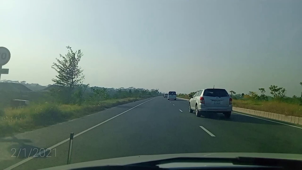 dhaka to mawa highway express road.#travel #viral #car#videos #mawa