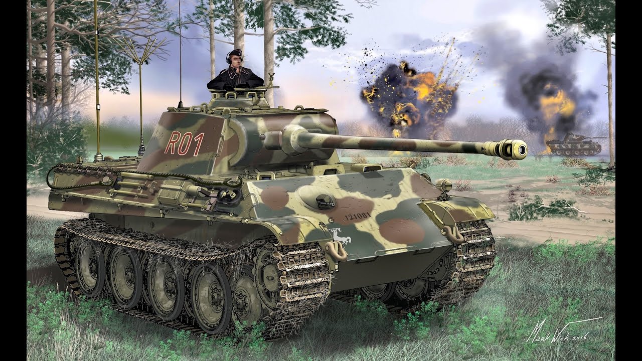 IL-2 Sturmovik - Tank Crew - средний танк Panzer V Пантера