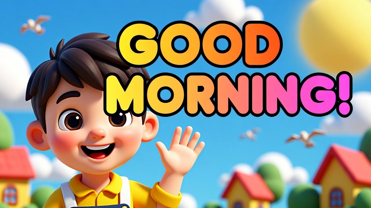 Good Morning Song for Kids 🌞 | Leo’s Happy Day | DreamyPals Kids TV