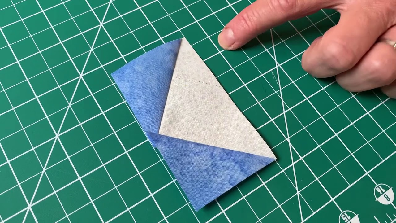 Trimming blocks and units with the Stripology Squared Mini Ruler