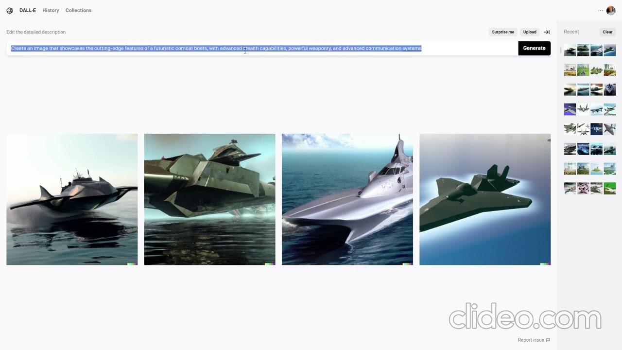 image generation via open AI Dall E2
