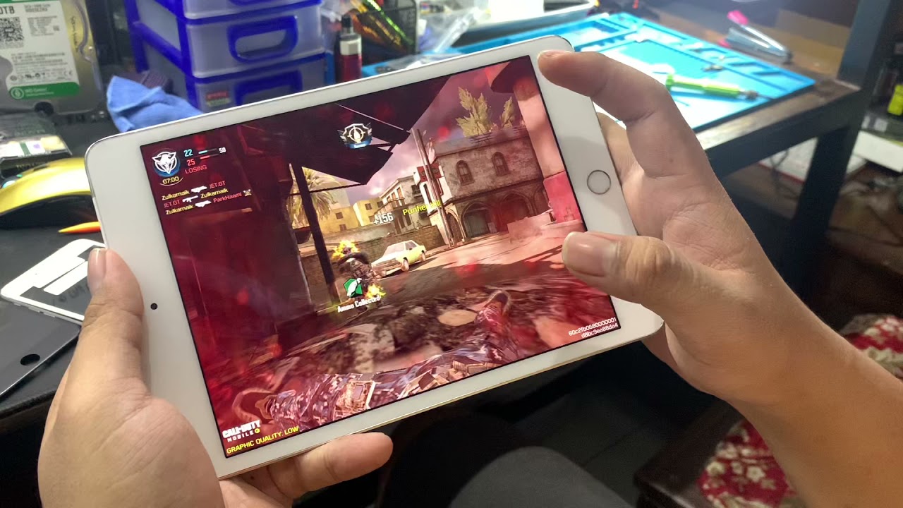 Handcam CODM di iPad Mini 4